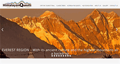 Desktop Screenshot of himalayanquests.com